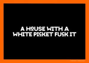 A house with...