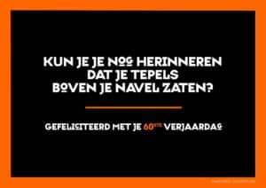60ste verjaardag